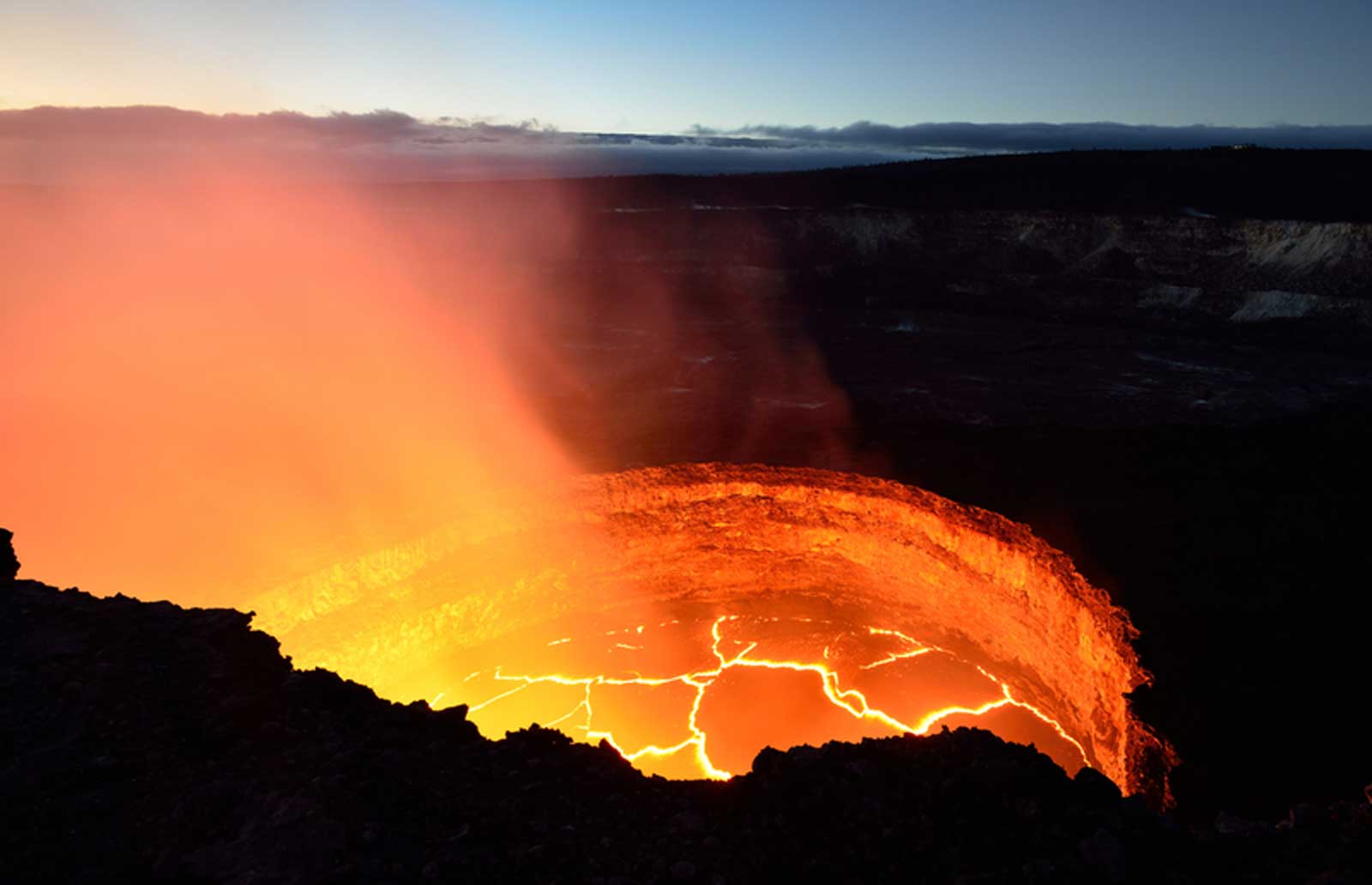 Lava Conditions at Kilauea Volcano